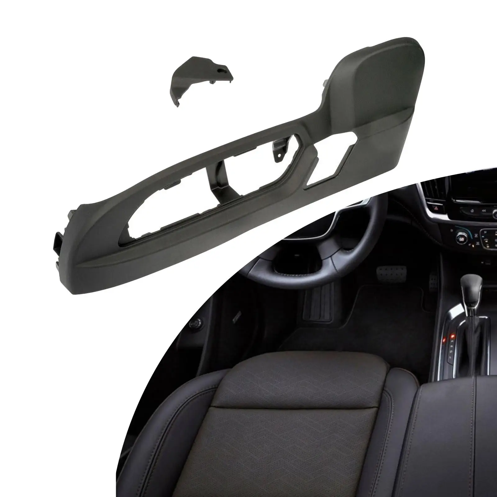 Front Left Outer Seat Track Cover Front Left Driver Side Seat Switch Trim Bezel for GMC Acadia Limited Car Accessories