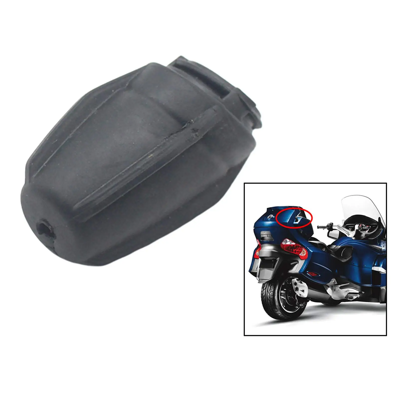 Antenna Radio Cable Rubber Cover Suitable Fit for Bombardier Tricycle
