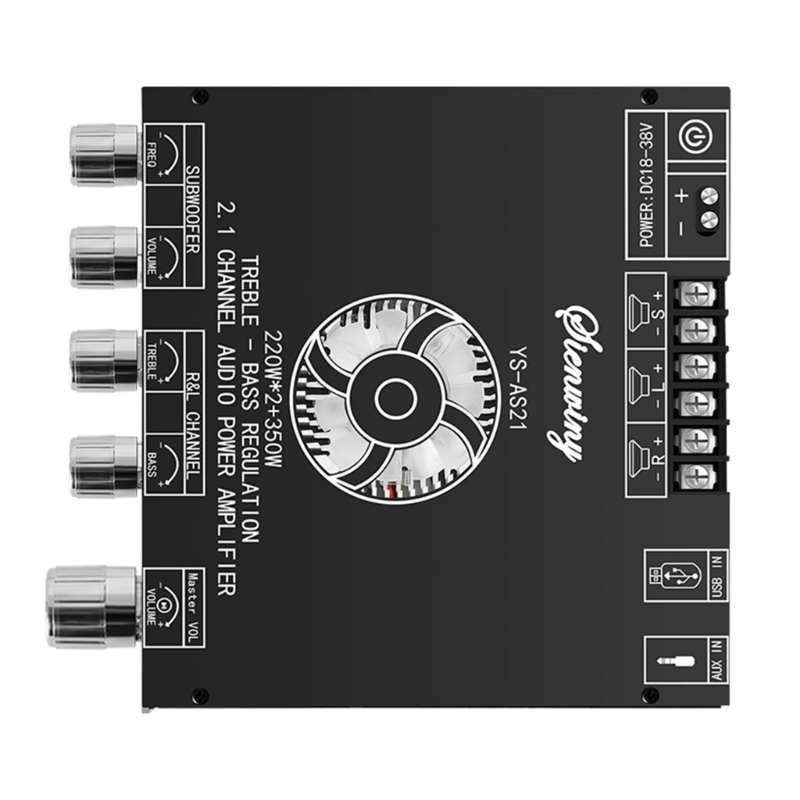 R91a DC18-38V YS-AS21 2.1 canal 220wx2 +