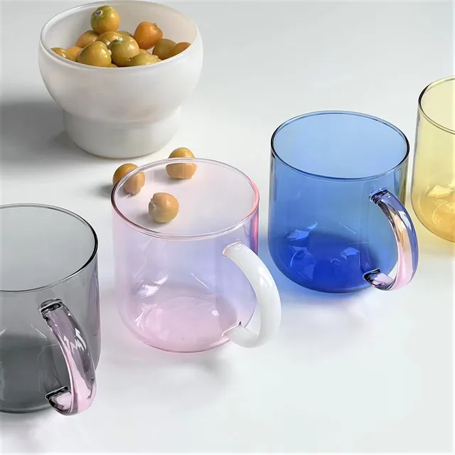 1/6350ml/ 500ml Korean Cute Clear Big High Borosilicate Glass Cup Mugs Glass  Mug Coffee Glass Tumbler - China Glass Water Bottle and Water Bottle price