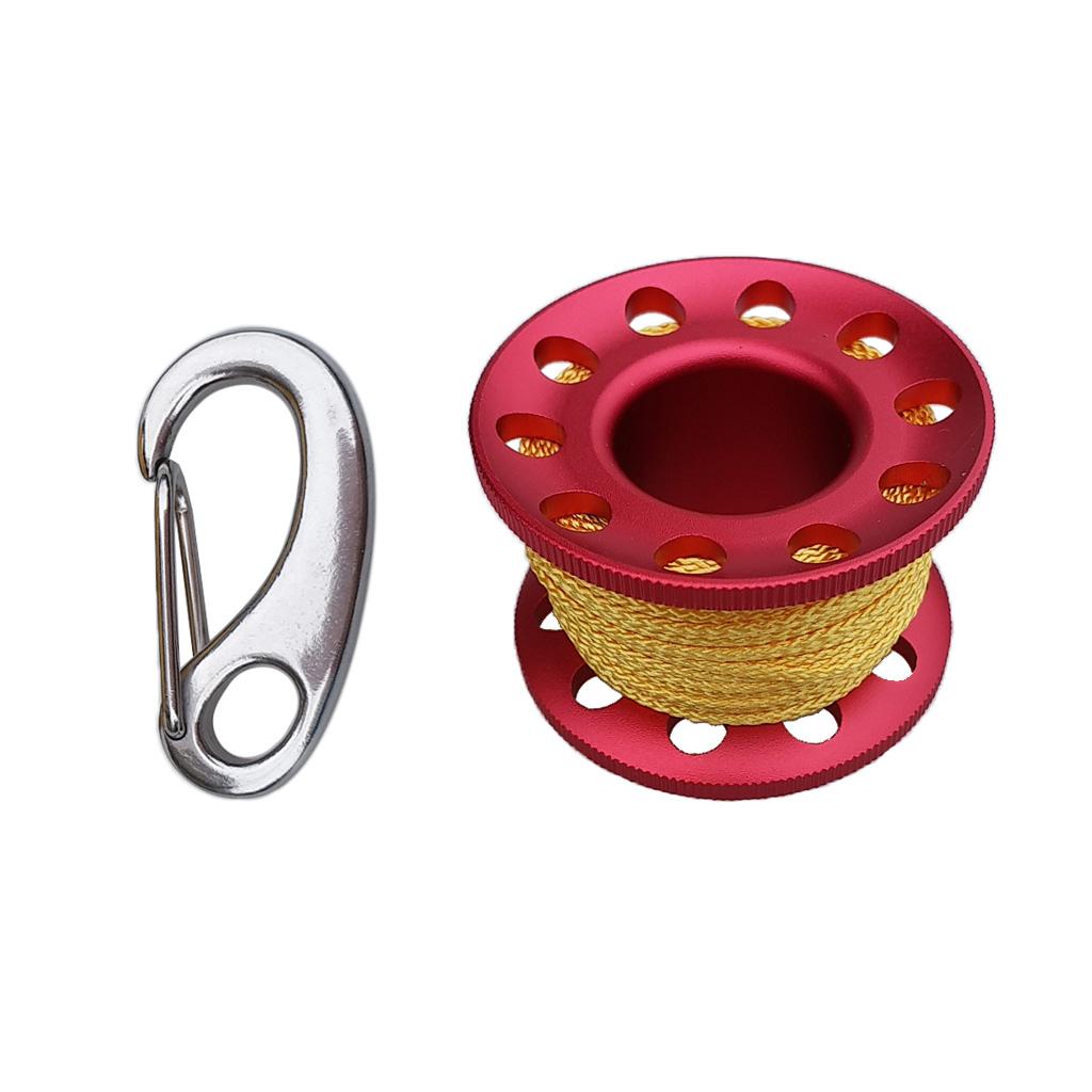 Ultralight Diving Finger Reel Snorkeling Spool, Antirust Dive Finger Reel, Suitable for Cave or Wrech Diving, Reliable