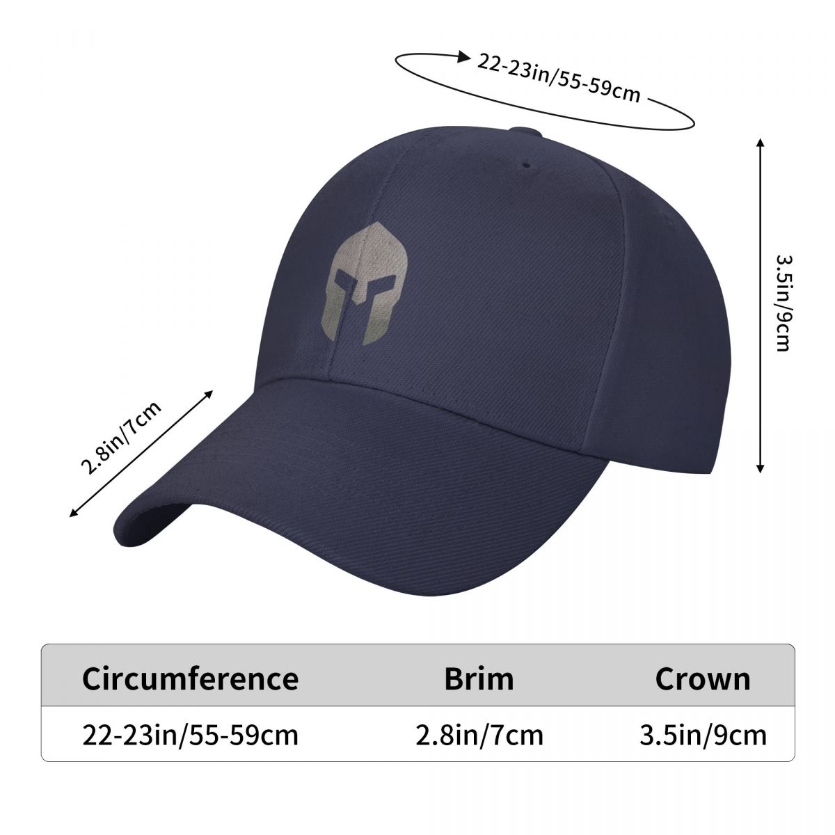 Title 6, Spartan Baseball Cap Hat Man For The Sun Hiking...