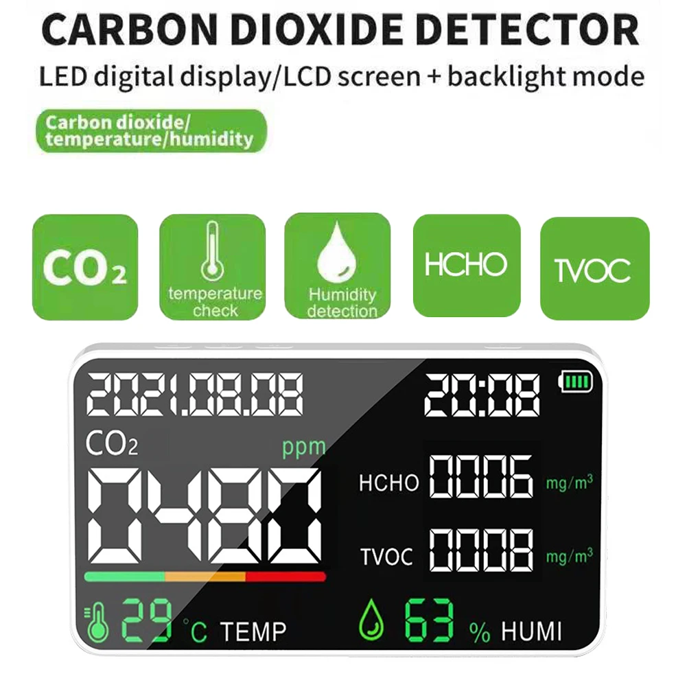 sensor umidade temperatura tester monitor qualidade do