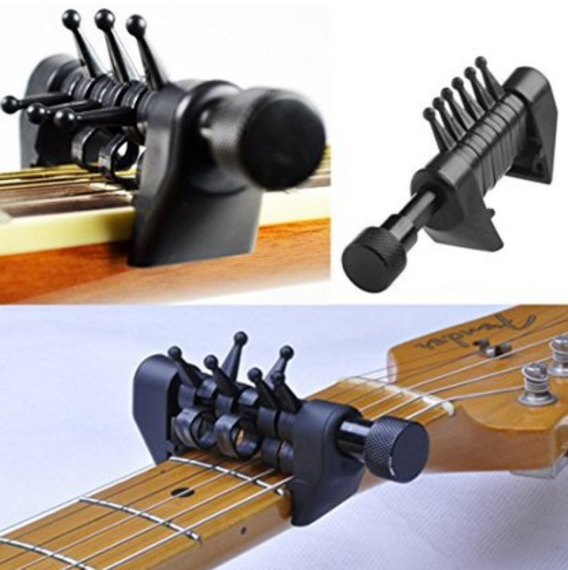 Multifunktions-Kapodaster mit offenem Stimm, Spinnenakkorde, kreative Stimmungen, Spinnen-Kapodaster, kann separat für Gitarre tonieren – Detail 6
