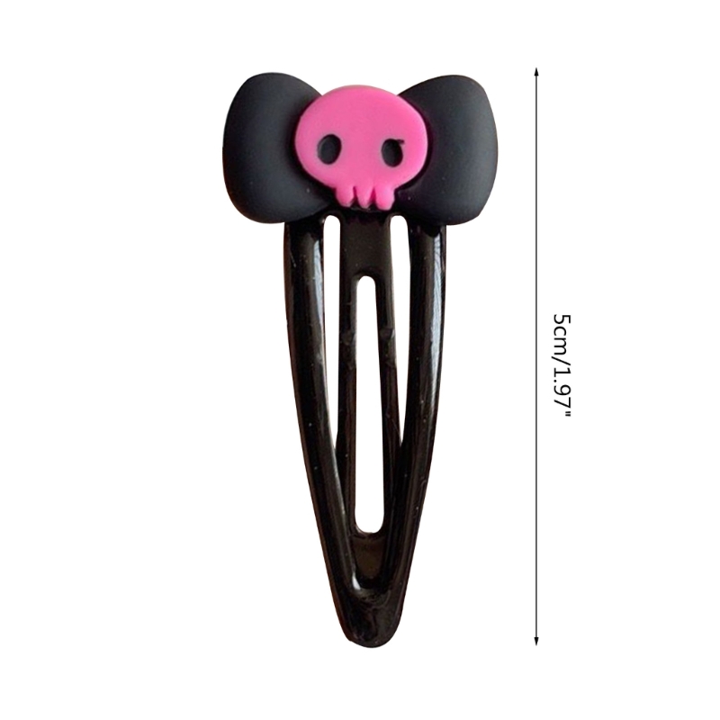 Schädel Haarnadel Schleifen Haars pangen Haarnadel Schädel Bobby Pin Schleifen Haars pange Bögen Haarnadel jk Haars pange jk Haarschmuck – Detail 6