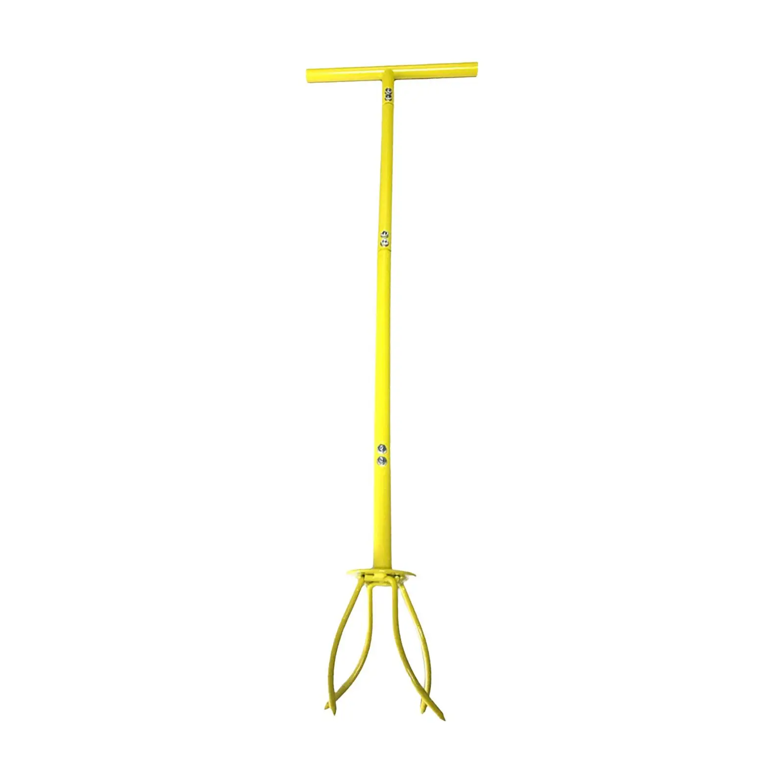 Manual Hand Tiller Durable Strong Rust Resistant with Adjustable Long Handle Agriculture Garden Soil Tiller Manual Soil Grabber