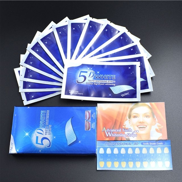 Professional Teeth Whitening Strip Remove Coffee Dental Plaque.
