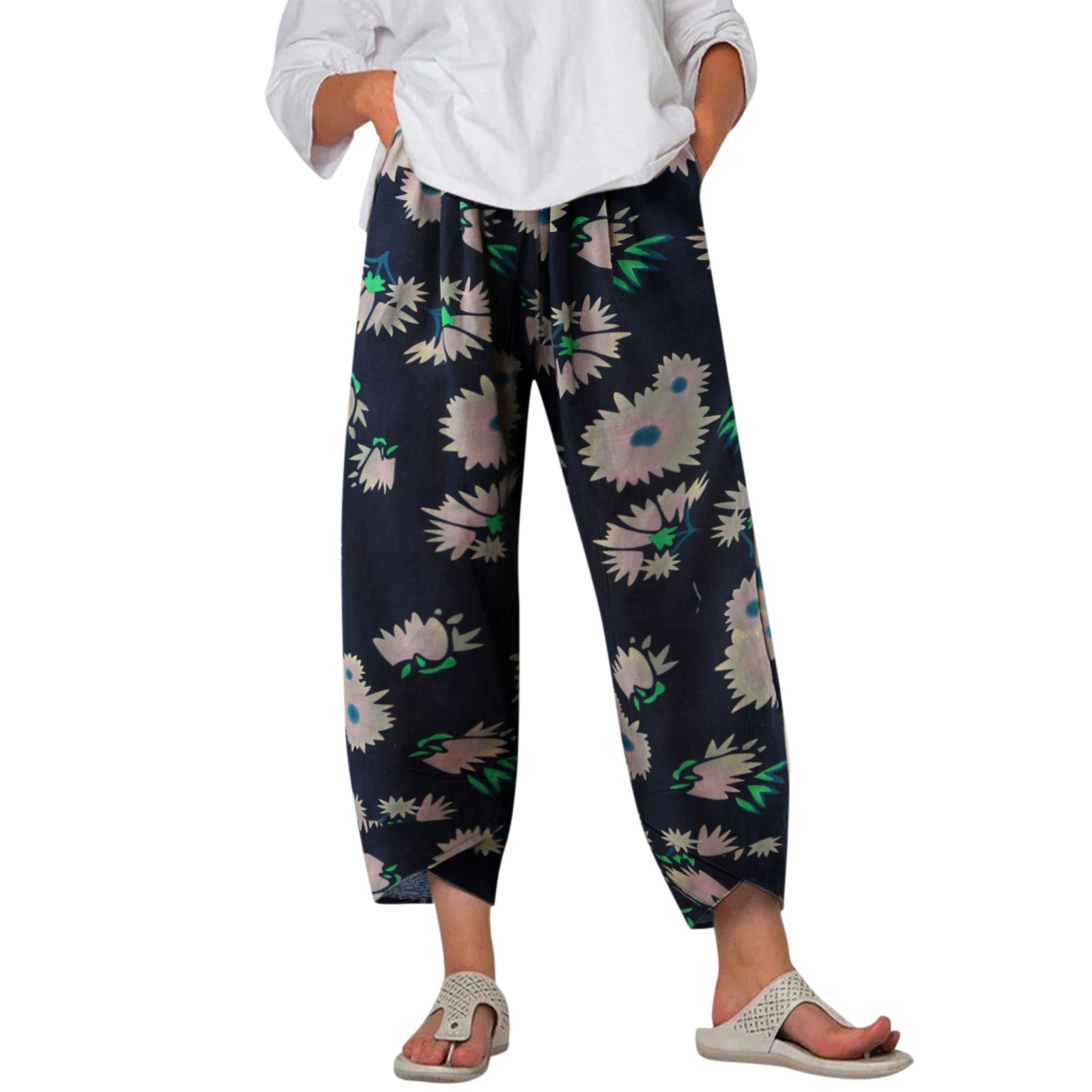 Baggy Loose Cotton Harem Pants