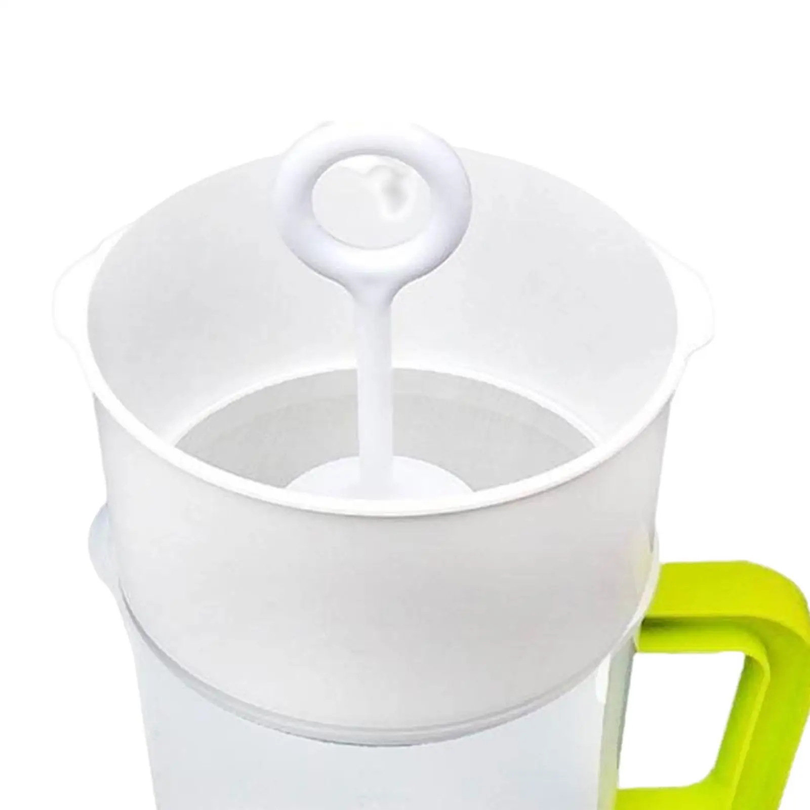 Multiple Usage Food Strainer Yogurt Strainer Maker with Pitcher Handle Press Stick Brush Soy Milk Juice Filter for Nut Milk