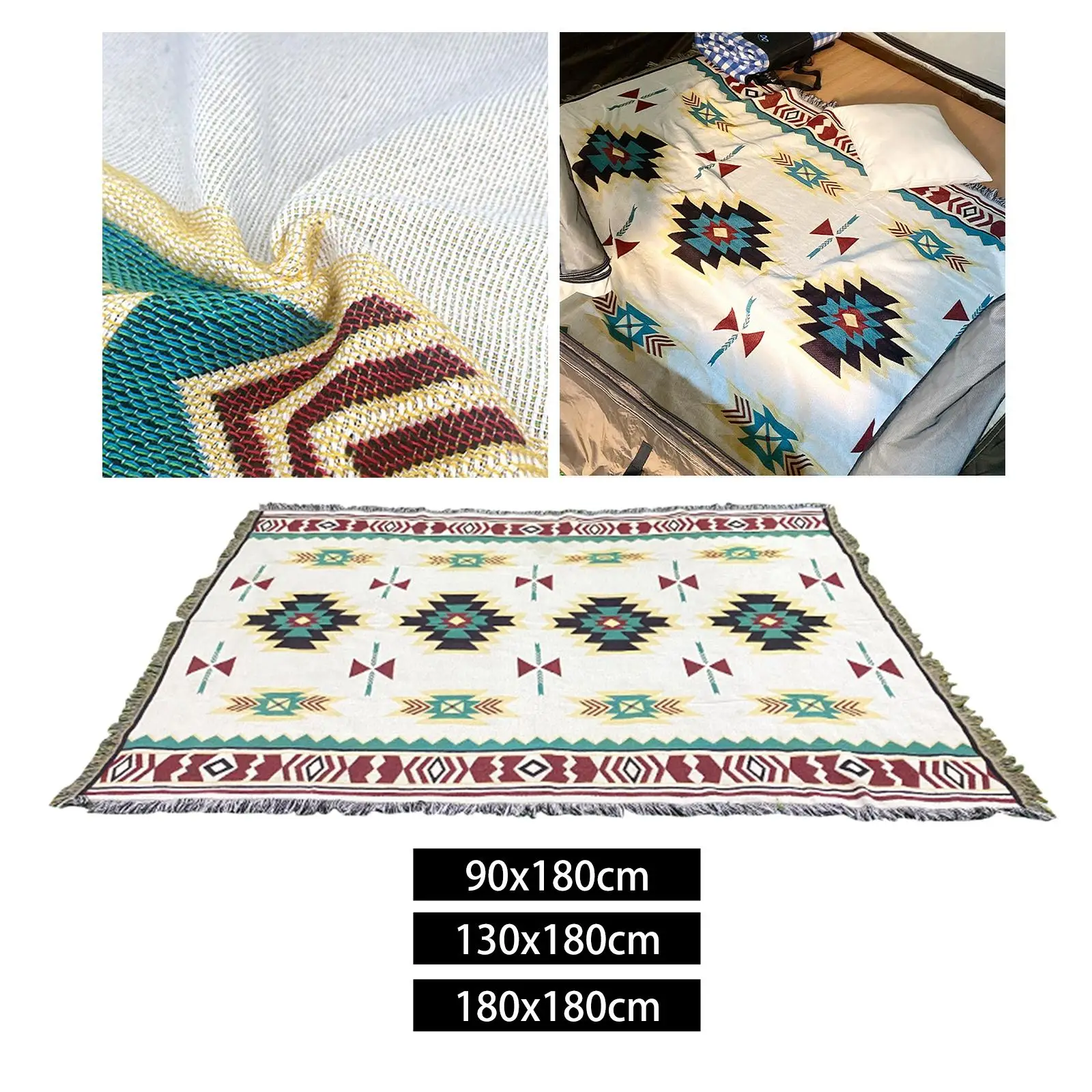 Picnic Mat Bed Skirt Reusable Casual Carpet for Indoor, Outdoor Picnic,