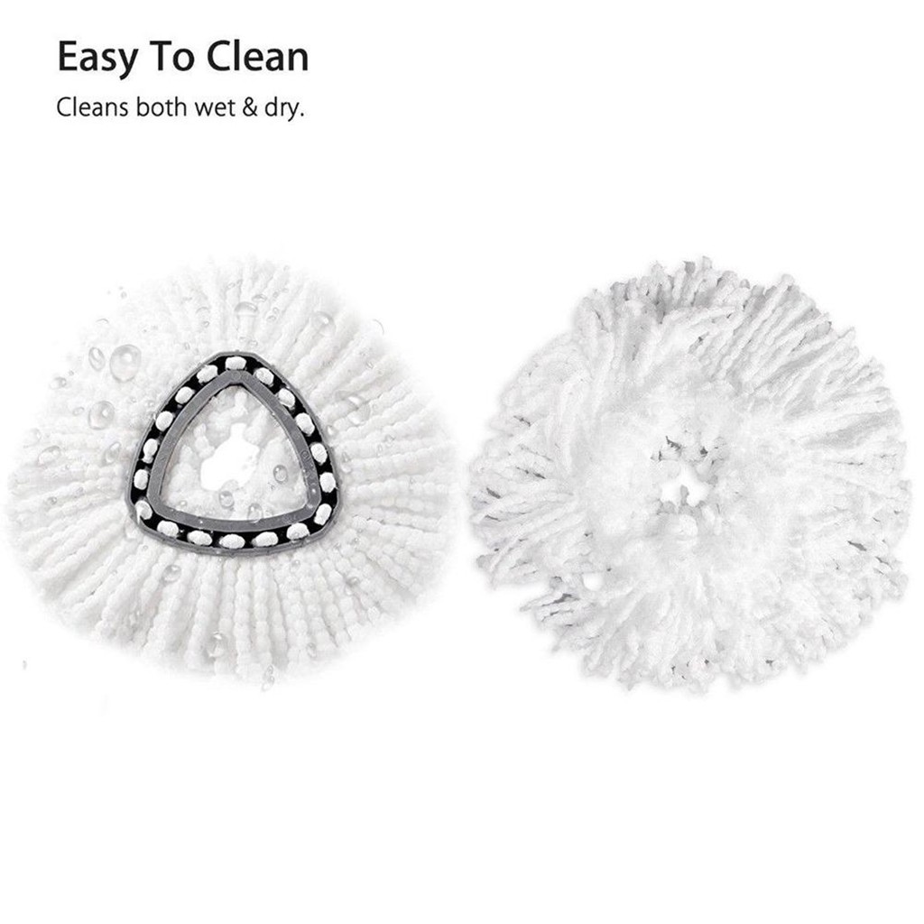 Description Picture 5 of item1pc Replacement Microfibre Spin Mop Clean Refill Head for Vileda O-Cedar EasyWring Household Cleaning Tools Mop Accessories
