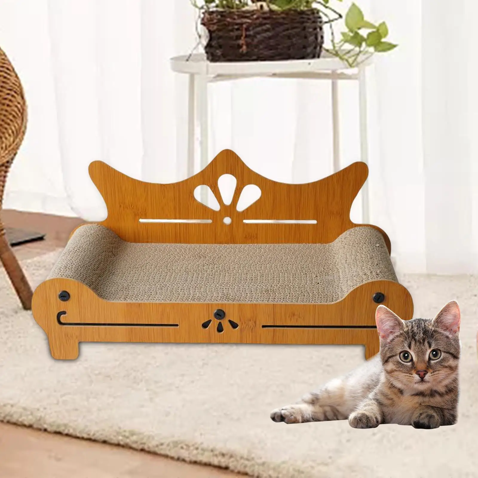 Cat Scratch Sofa Cat Scratcher board Couch Carpets Sofa Grind Claws Mat for Kitten