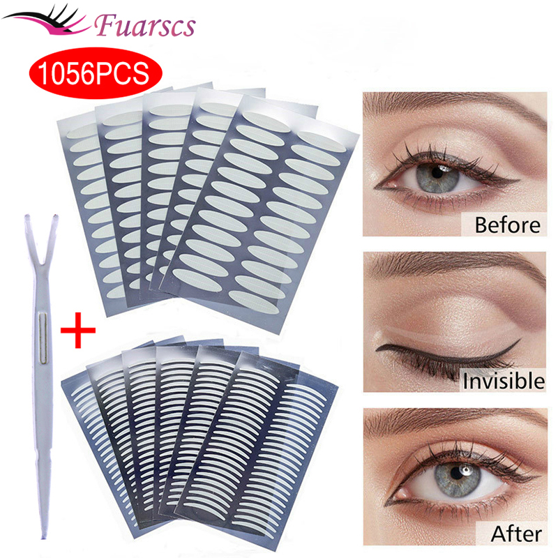 Best of 720 / 1056PC Invisible Double Eyelid Tape Transparent Self-Adhesive Eyelid Tape Stickers Waterproof Fiber Stickers For Eyelid Reviews & Tips