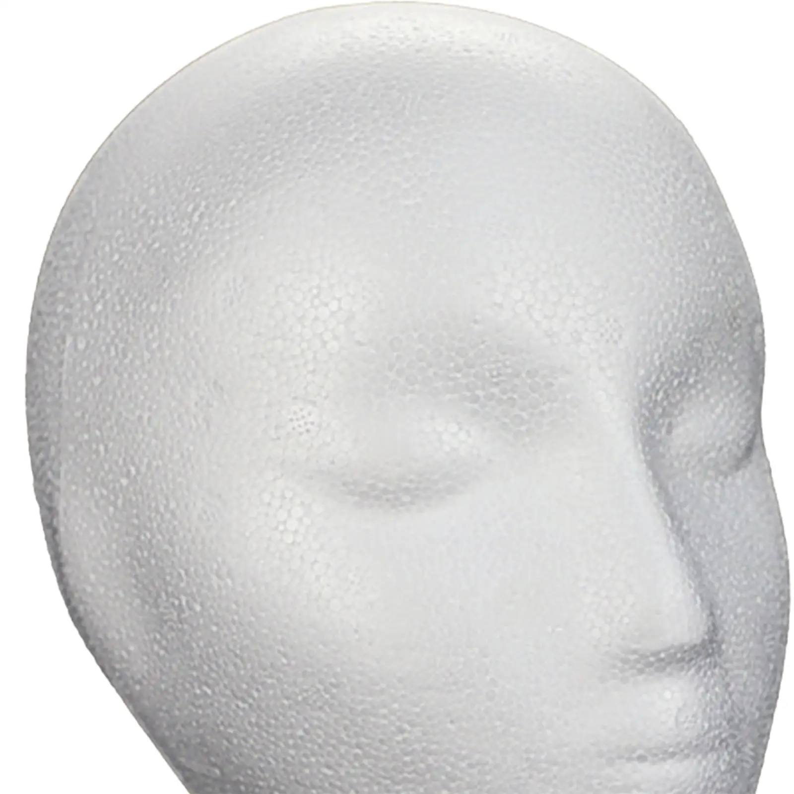 Foam Wig Head Professional White Multi Functional Female Mannequin Manikin Head Hat Display Stand Hat Rack for Salon Home Props