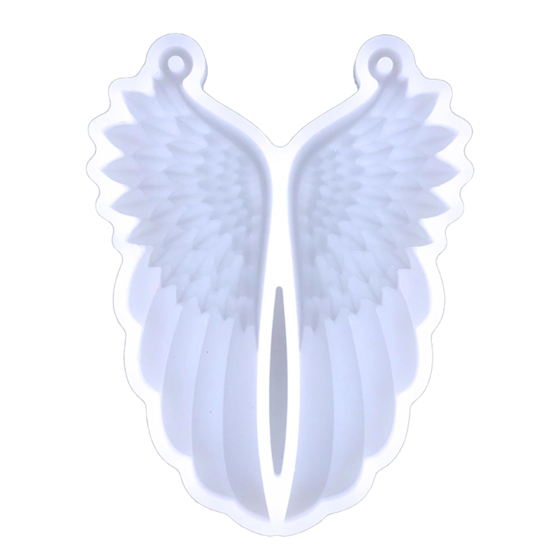 Earrings Mold Dangle Pendant Decorations Angel Wing Mirror Silicone Mold