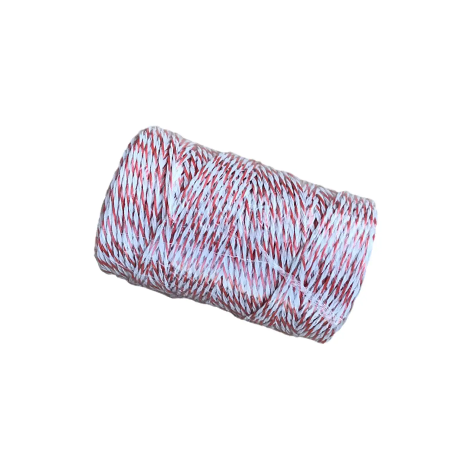 Electric Fence Rope Low Resistance 200M Fencing Portable Reliable Polyrope Polywires for Husbandry Livestock Animal Sheep Dogs