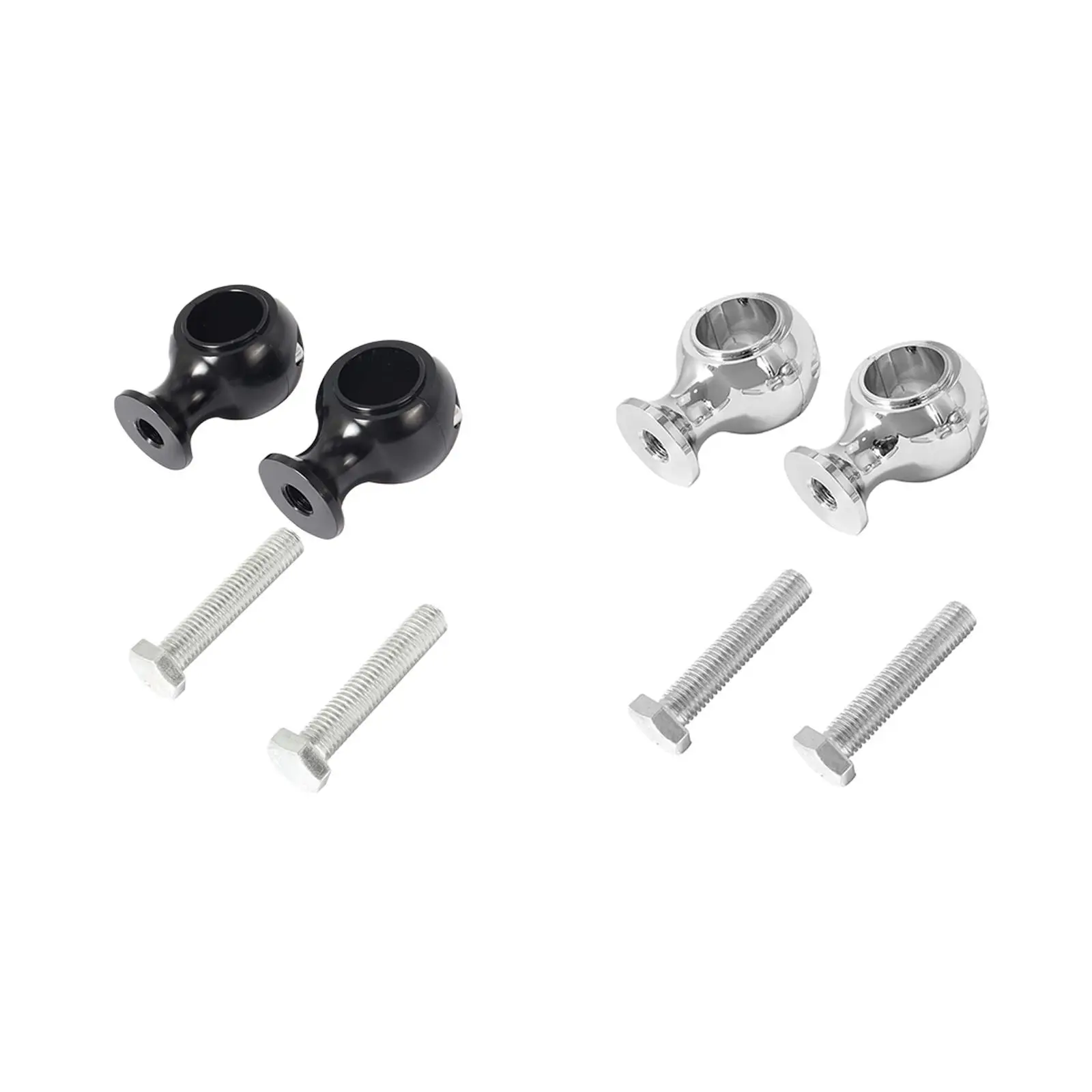 Motorcycle Handlebar Risers 25mm Durable Fat Round Easy to Install Direct Replaces Accessory for Harley Other Handlebar