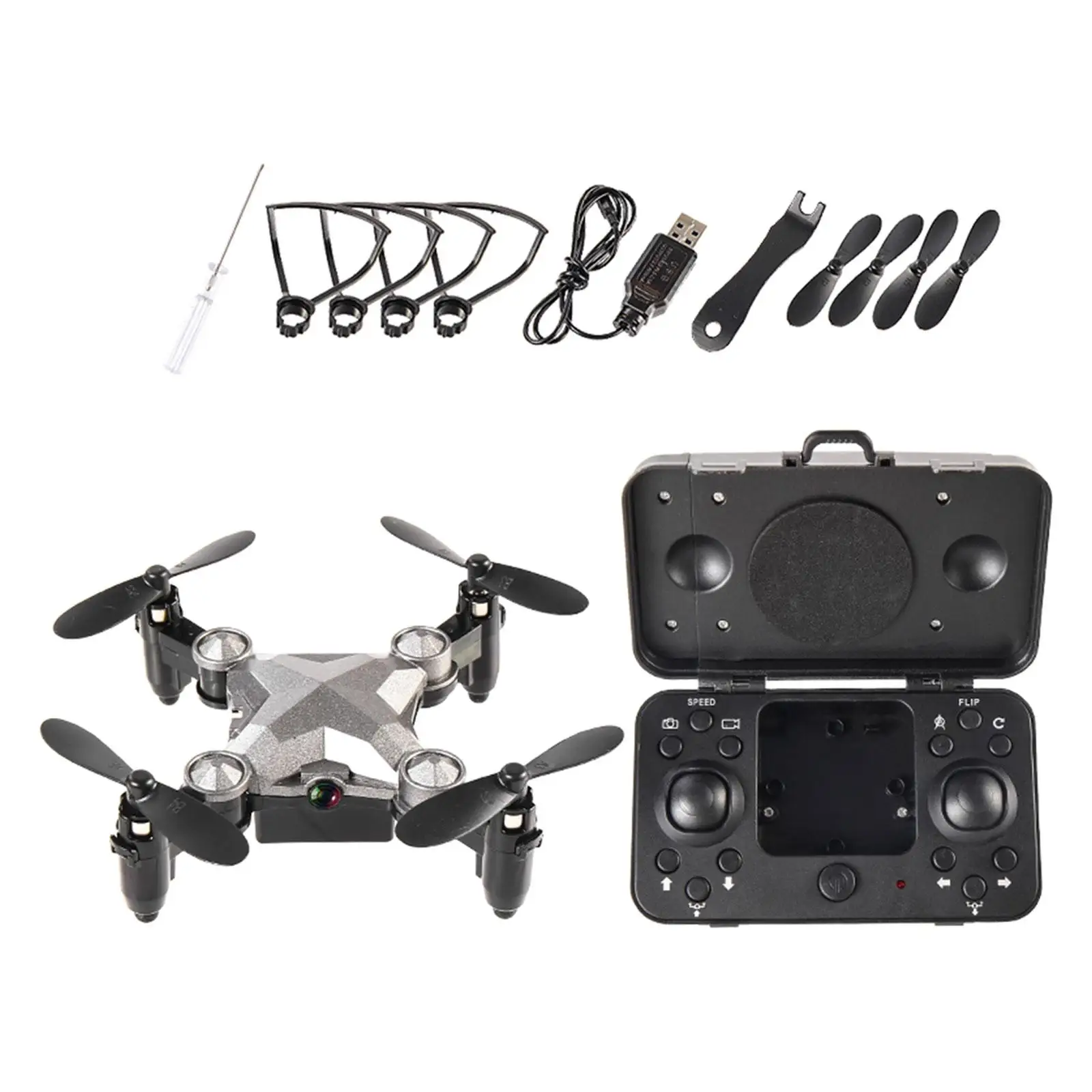 Mini Drone 4 Channels 360 Degree Flipping 720 Camera Remote Control Quad RC Airplane for Birthday Gift Helicopter Toys Children