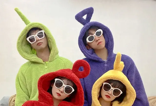 Teletubbies Costumes Cosplay Unisex Disi Onesies Lala Pajamas Adult Pyjamas  Animal Sleepwear Christmas Pajamas Jumpsuit - AliExpress