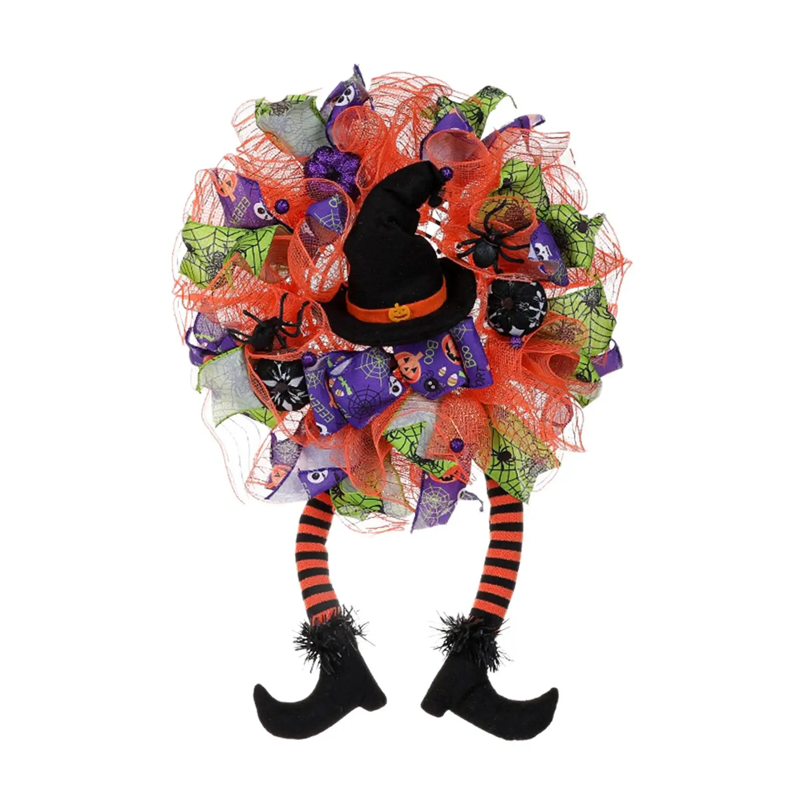 Garland Handmade Halloween Wreath for Front Door for Halloween Door Festival