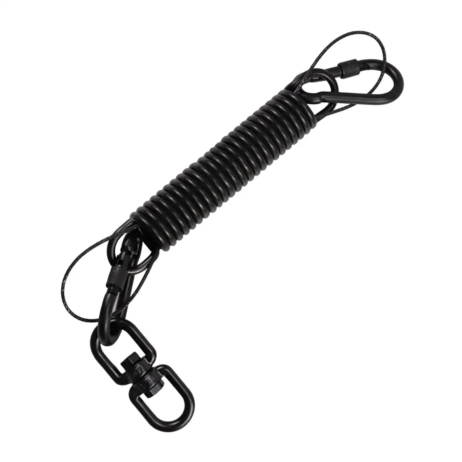 Heavy Duty Hammock Spring Durable with 2 Hooks Shock Absorbing Swing Spring for Rocking Seat Camping Punching Bags Yard