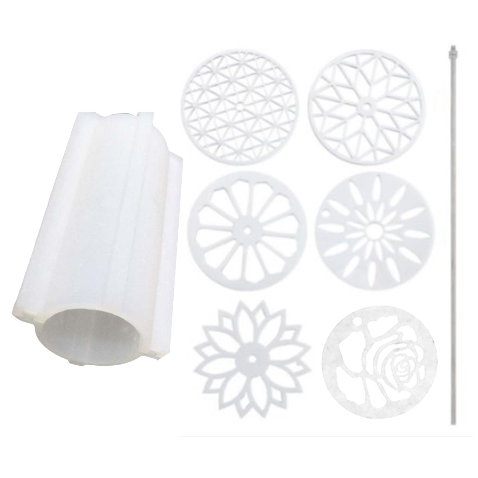 Soap Making , Silice Lg Tube  Acrylic Templates Pull Kaleidoscope Through Designs Durable  Biscuit Soap Making Gift