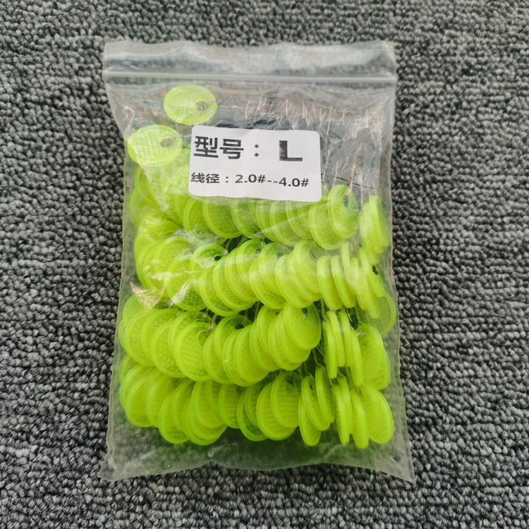 20/40PCS Space Beans Rubber Carp Fishing Equipment Black Rubber Oval Stopper Fishing Float Fishing Bobber Float Line Stops