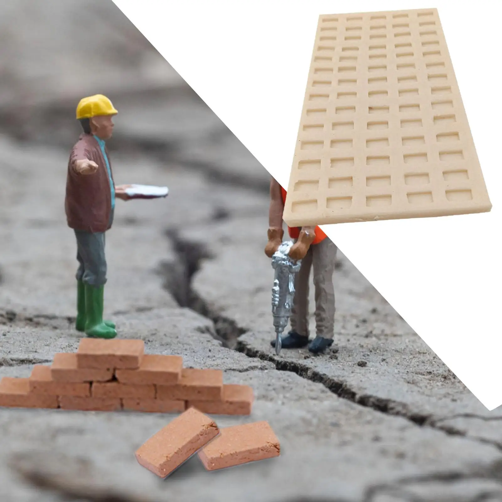 1:35 Brick  Simulated Long Bricks   Table Scene DIY Accessory