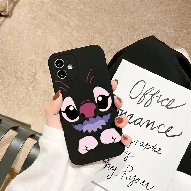 iphone 13 pro phone case Stitch Cute Couple Girlfriends Phone Case Funda Shell For IPhone Xs X Xr 6 6s 7 8 Plus 13 12 11 Pro Max Mini SE2020 Luxury Cover iphone 13 pro max wallet case