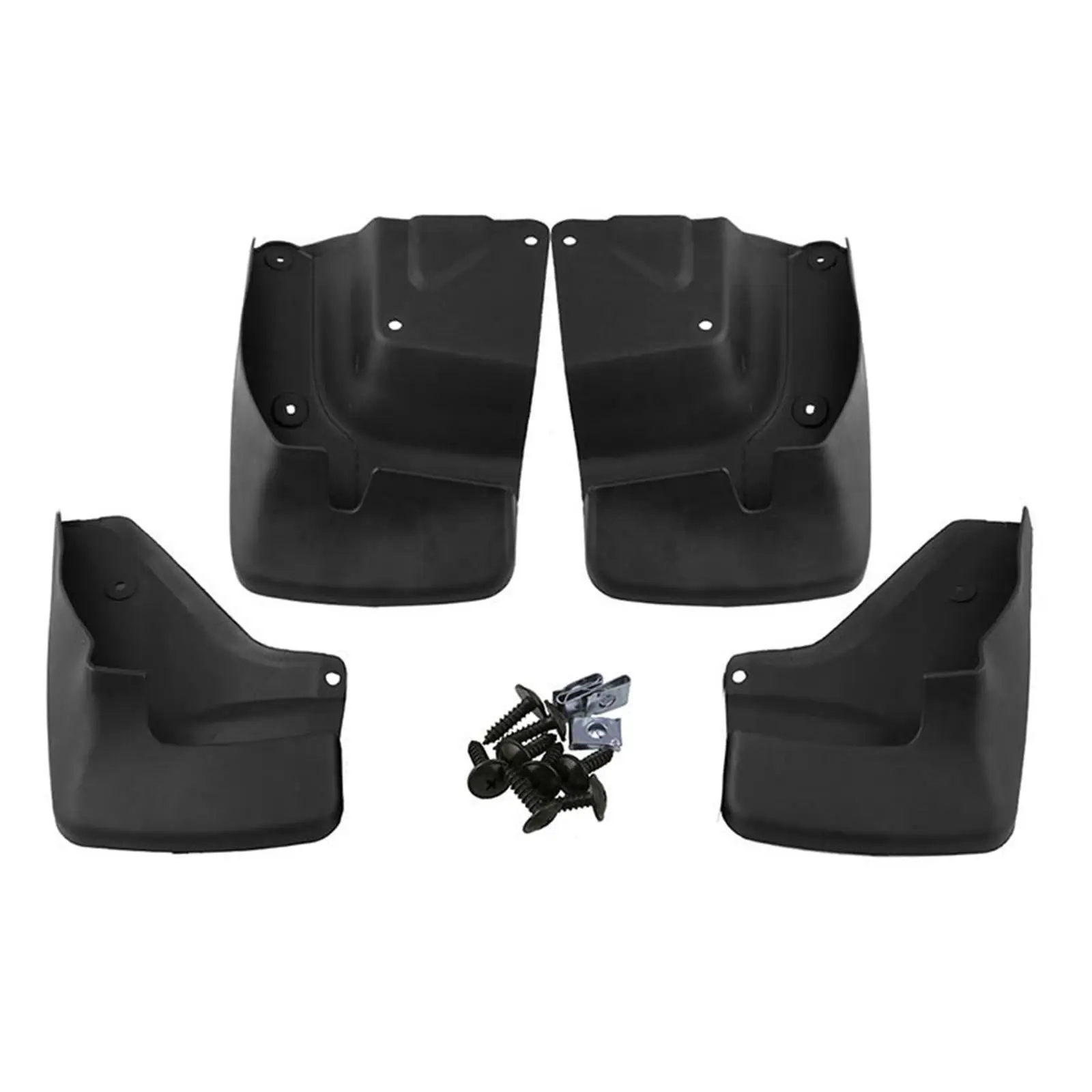 Black Car Mud Flaps 4 Pieces Mud Guards Car Styling Mudguards Durable
