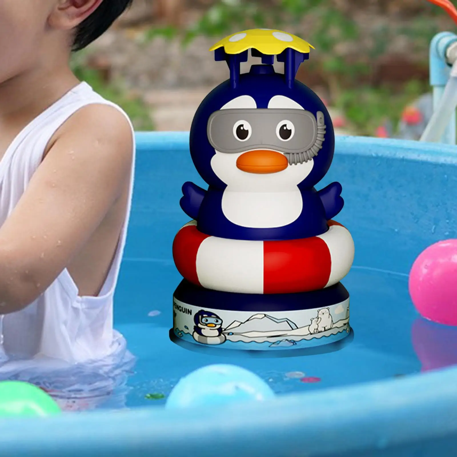 Summer Launcher Sprinkler Toy Outdoor Toys for Birthday Gifts Garden