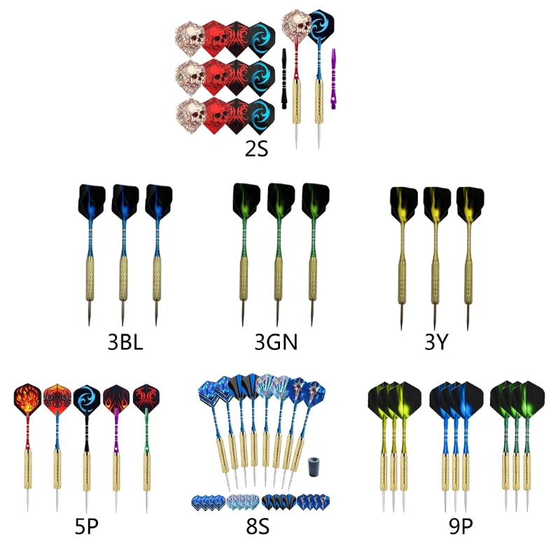 Title 9, 18g Stahlspitzen-Darts-Set Langlebige Anti-Drop...