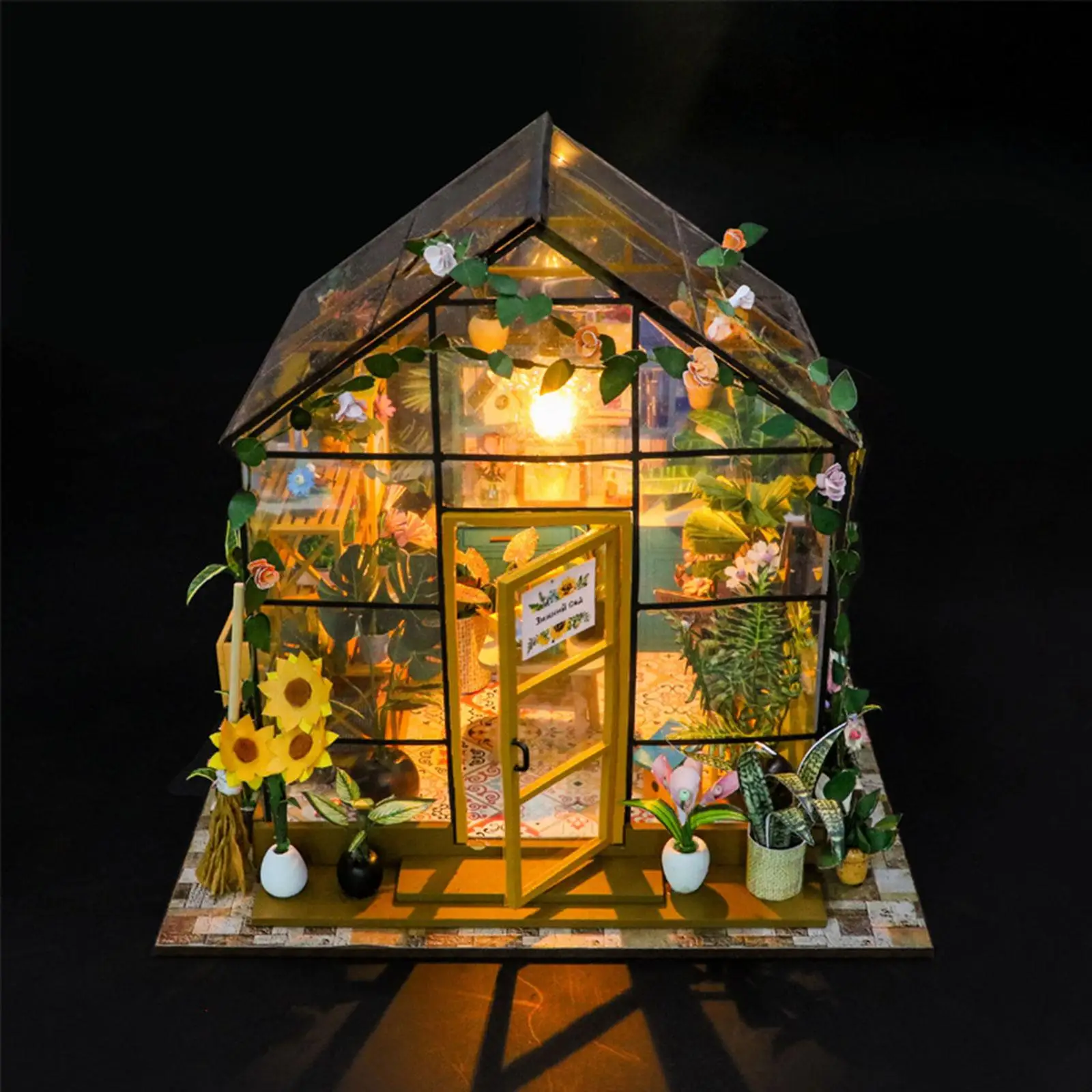 Miniature Dollhouse 3D Dollhouse Miniature DIY Mini House Kits for Toddlers