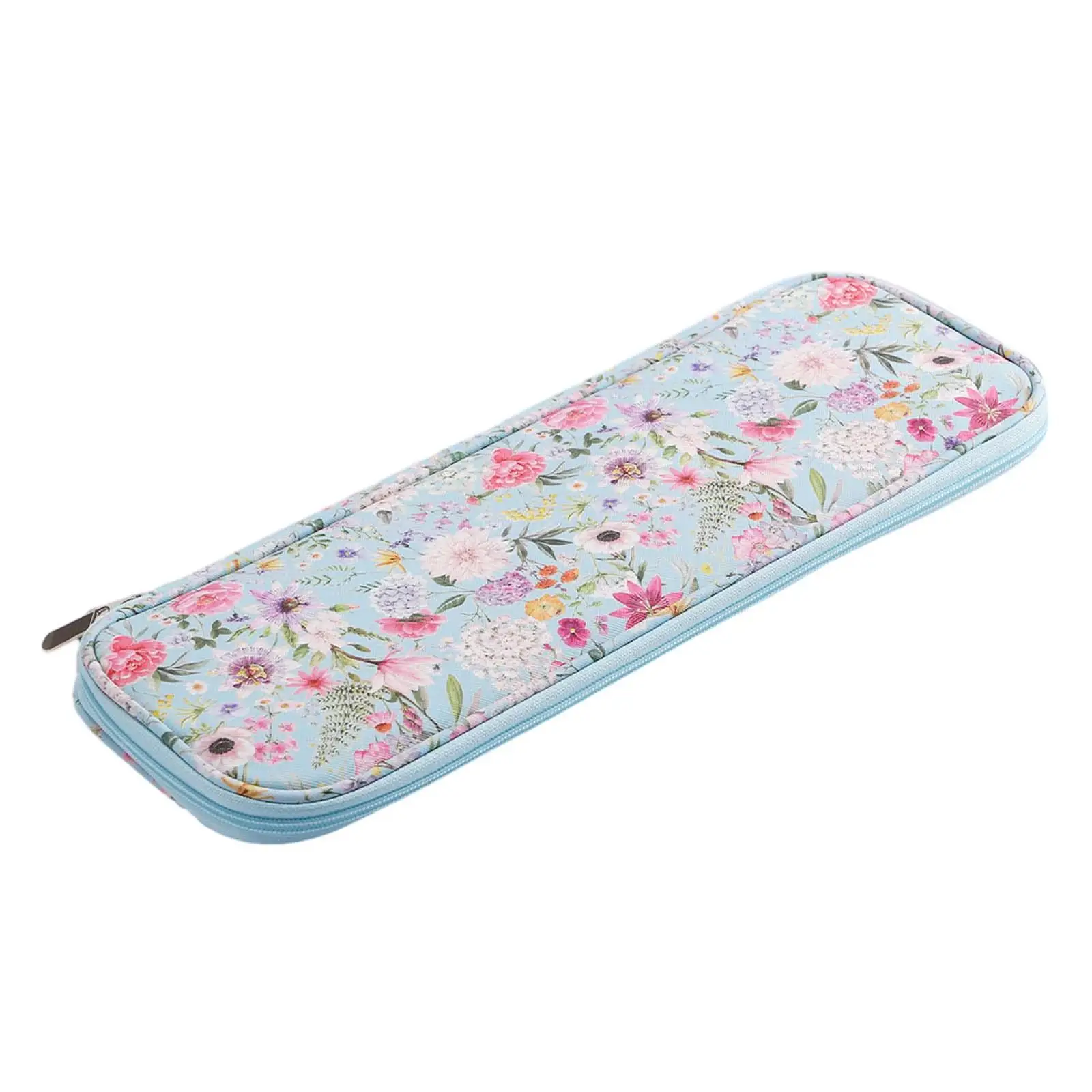 Crochet Hooks Storage Bag Compact Sturdy Airport, Park, Train, Boat, Home Knitting Multifunctional Multiple Internal Pockets
