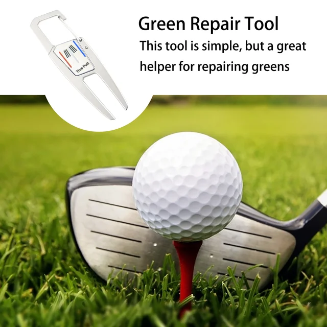Outil de golf True Putt Mark, outil de golf, fourchette avec bouton,  marqueur de balle de golf, vert, accessoires d'outils, MC889 - AliExpress