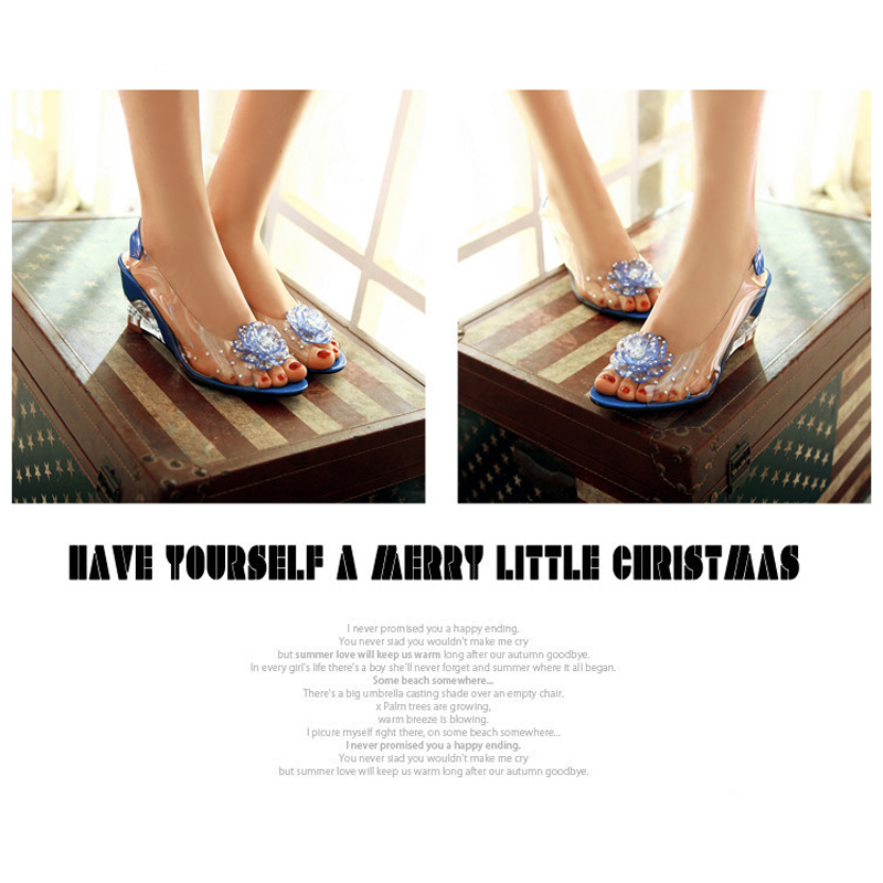 Studded Flower Design Transparent Sandals Peep Toe Heels Sandal Wedding Party Shoes Women Fishmouth Open Toe Heels 2026 New