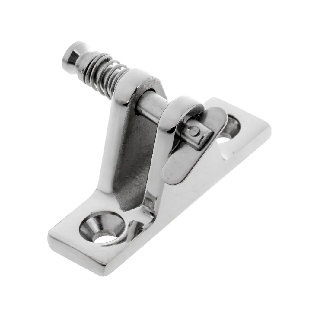  /Canopy Fittings - Stainless Angled Deck Hinge For  