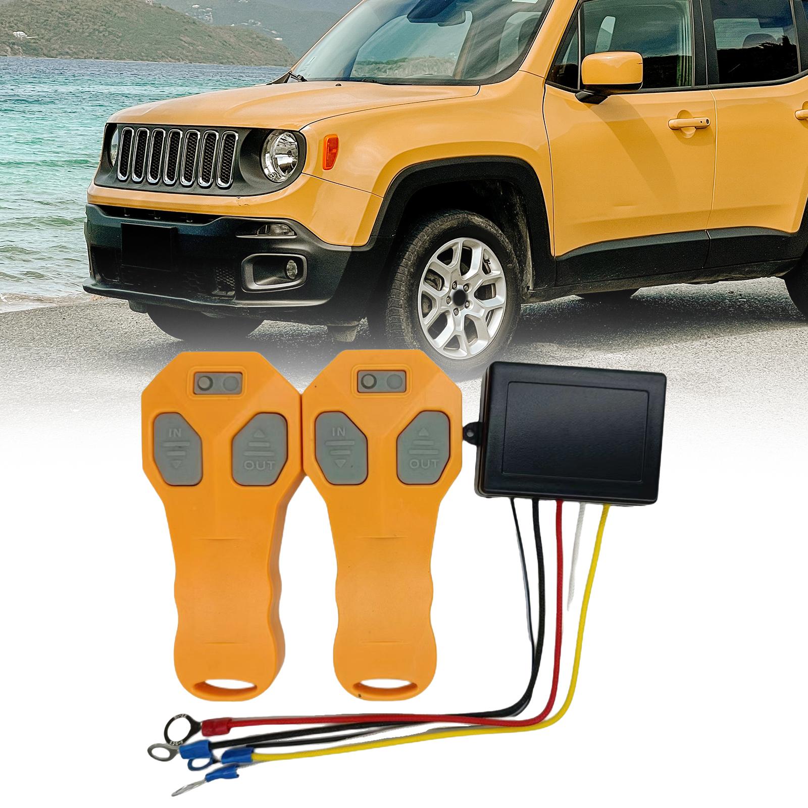 Car Wireless Winch Remote Control Kit 12V 24V for ATV Trailers SUV