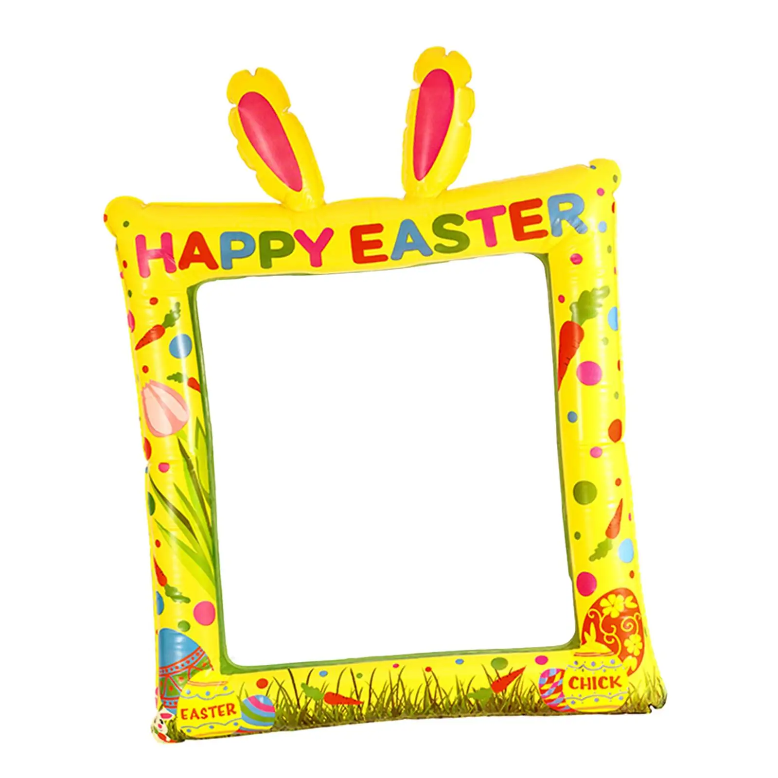 PVC Inflatable Photo Frame Inflatable Selfie Picture Frame for Easter Party Decor
