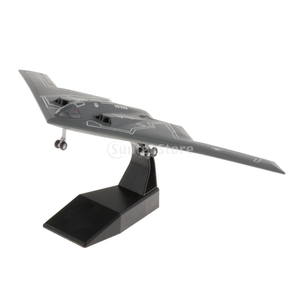B-2 Fighter 1/200  Diecast   Display Model on Stand , Bookshelf, Desktop Decorations