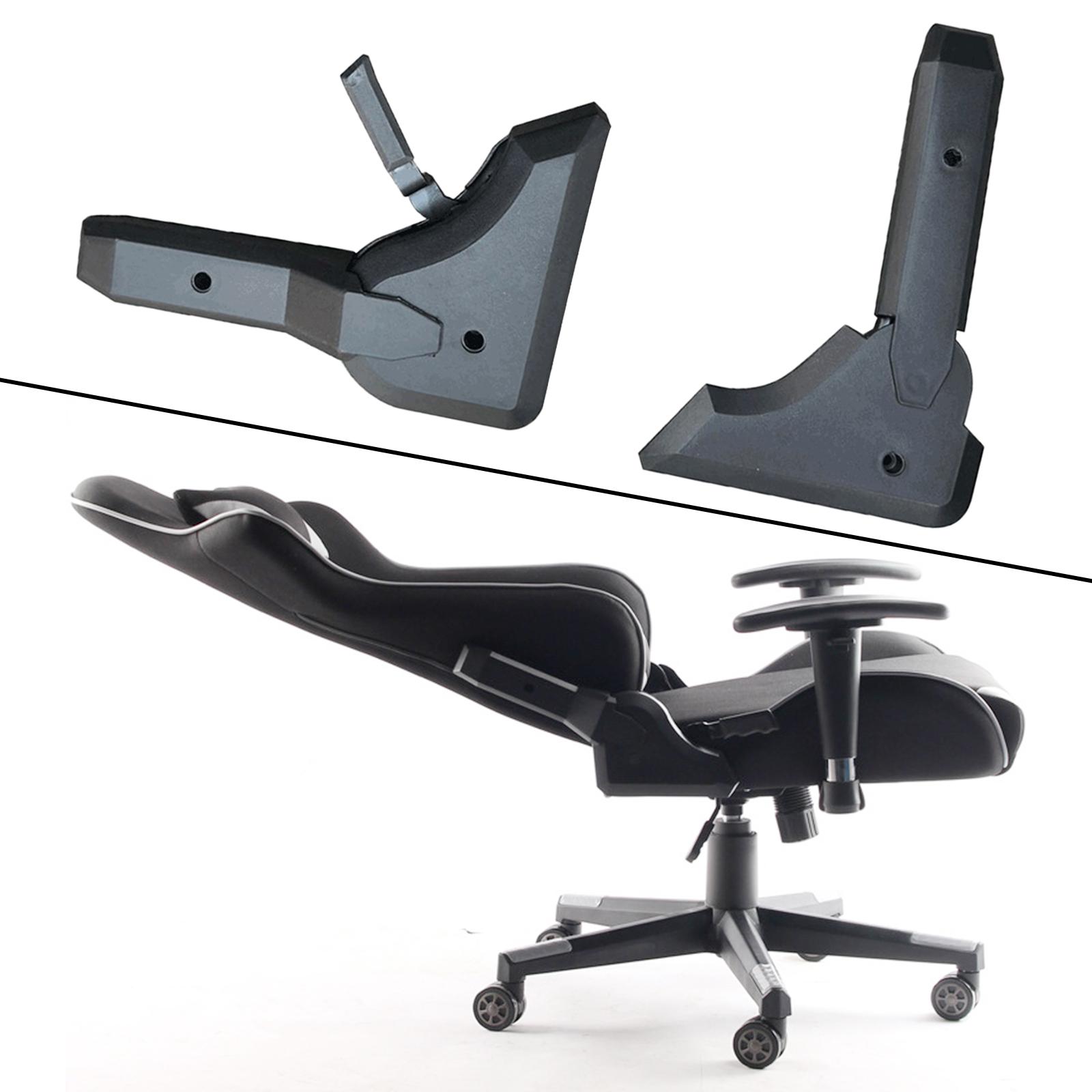 2x PU Leather Gamer Chair 180 Degree Angle Adjuster Mounting Heavy Duty Multi Angle Adjuster for Office Chair Spare Parts Accs