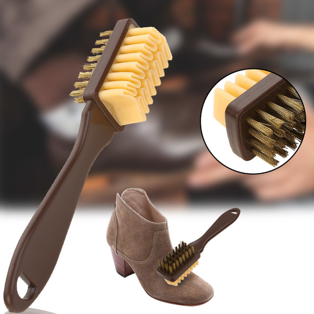 Kit De Nettoyage Chaussures YUET - 3 Brosses - Soin Cuir & Daim
