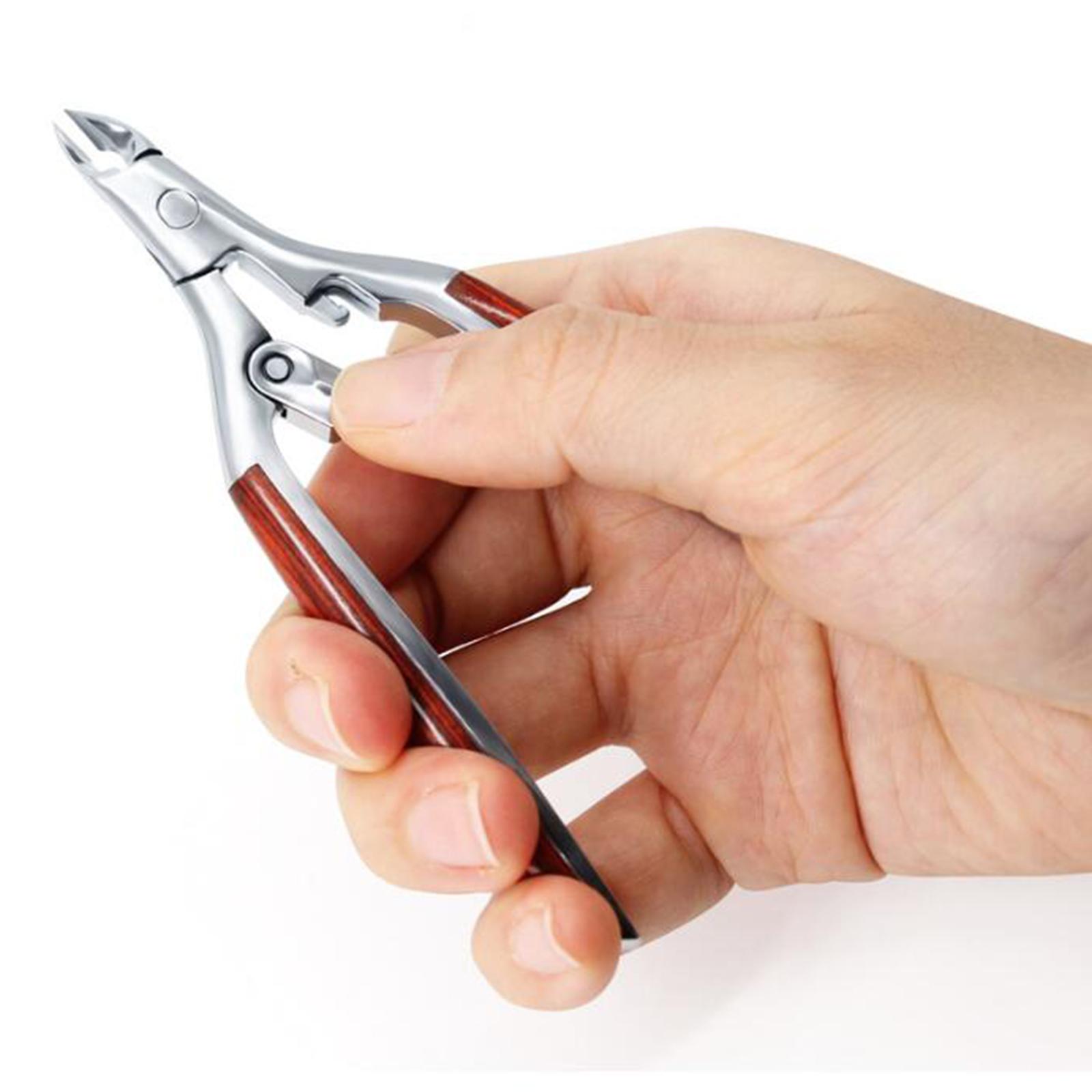 Manicure Nippers Stainless Steel Nail Trimmer for Fingernails Toenails Salon