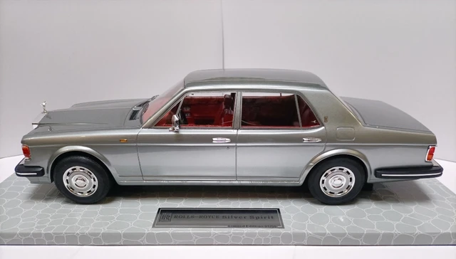 AMC 1:18 Rolls Silver Spirit 1985 Simulation Limited Edition Resin