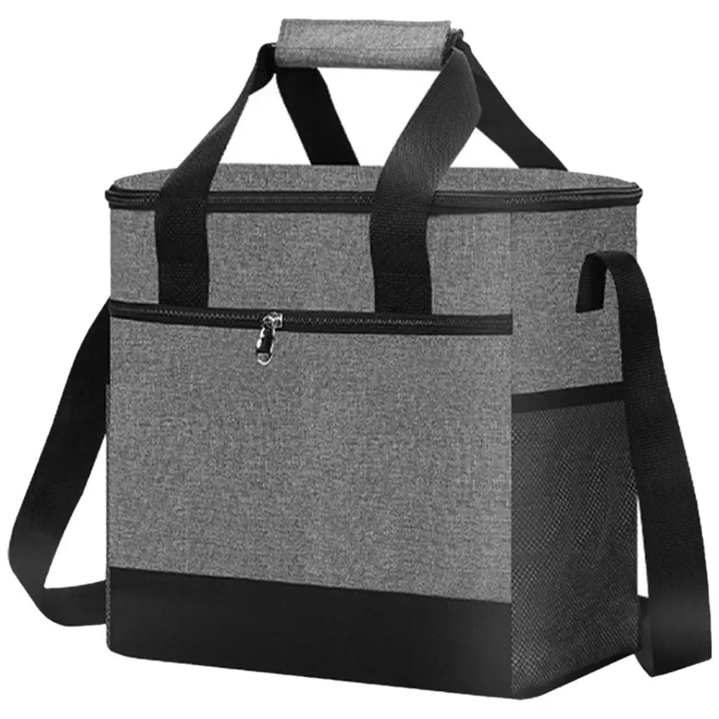 Food Container Basket Large Capacity Handle Portable Outdoor Picnic Bag