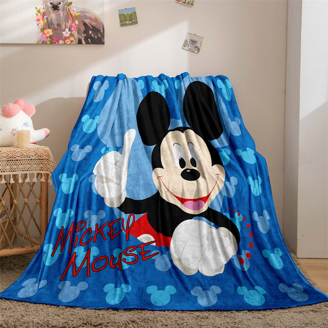 Disney Mickey Mouse Four Seasons Thick Plush Blanket Pillow Quilt  Dual-purpose Blanket Gift Office Sleeping For Adults Gifts - AliExpress