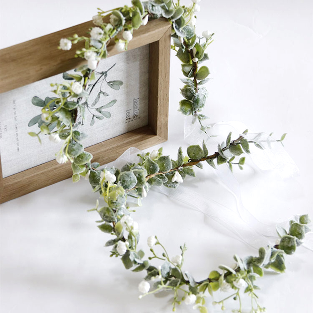 Handgemachte Gänseblümchen Kopfbedeckung Blumen Stirnband Haar Kopfschmuck Blumenkrone für Frauen Mädchen Fee Elf Foto Requisiten Hochzeit Zubehör haarkränze blumen – Detail 3