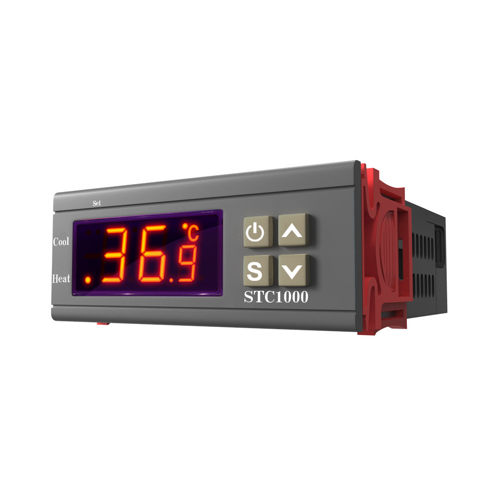 STC1000 LED Digitaler Temperaturregler AC110-220V Relais-Temperaturregler-Thermostat mit NTC-Sensor für Heizung, Gefrierschrank, Kühlschrank – Detail 14
