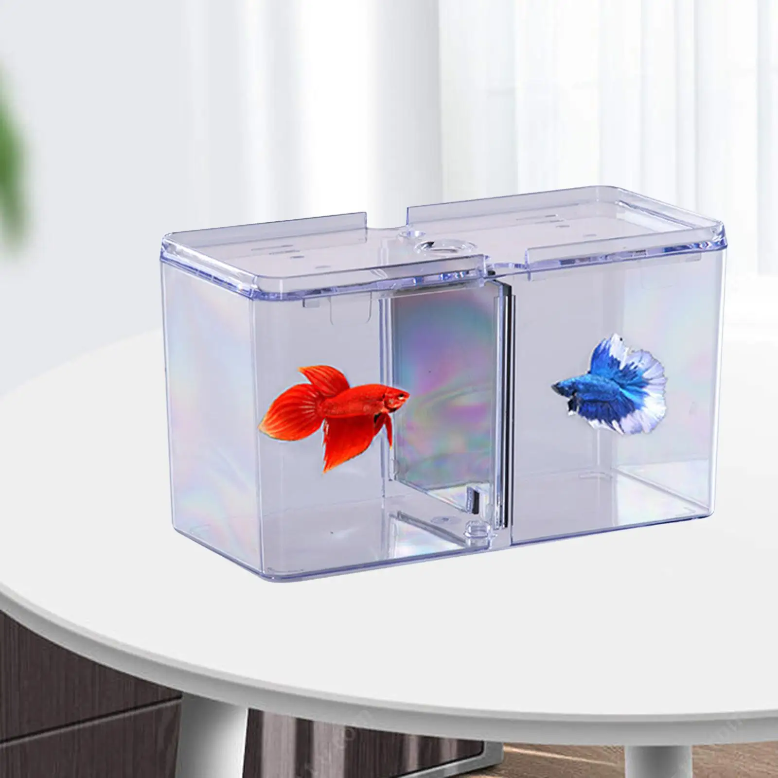 Clear Fish Breeding Box Aquarium Isolation Box Hatchery Incubator Fish Tank