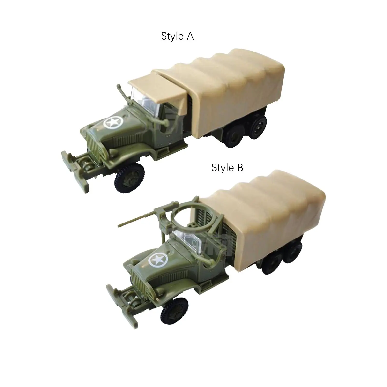 Simulation 1/72 Truck Model Kits Building Model Kits Collections Home Decoration DIY Assemble Car for Display Educational Kids